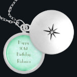 Elegant Personalised 101st Birthday Locket Necklace<br><div class="desc">Lovely personalised Happy 101st Birthday Locket Necklace.</div>