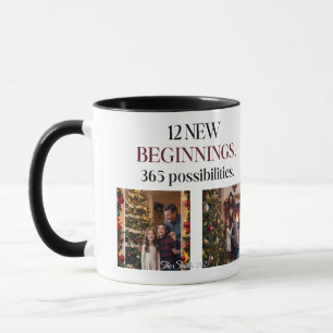 Elegant Personalised 2025 Calendar Photo Mug