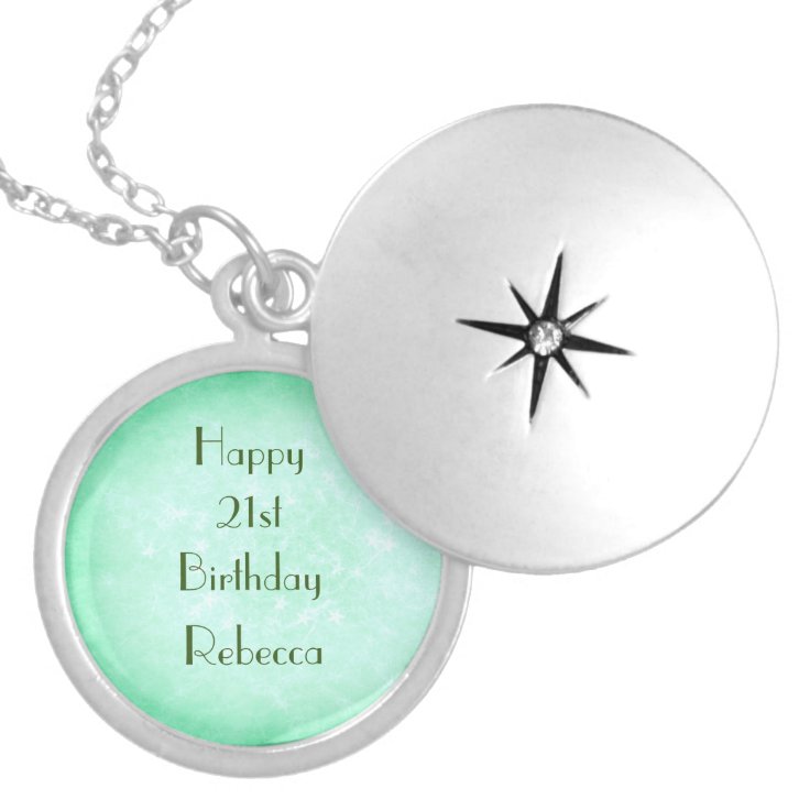 21st birthday locket