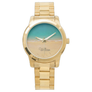 Elegant personalised beach sea watch