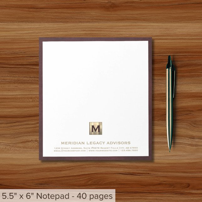 Elegant Personalised Business Notepad (Creator Uploaded)