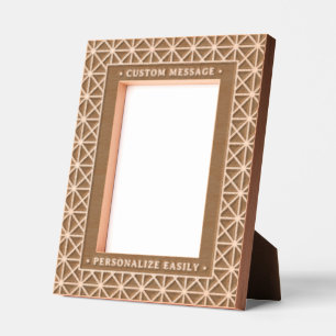  Elegant Personalised Engraving Geometric Art Deco Etched Frames