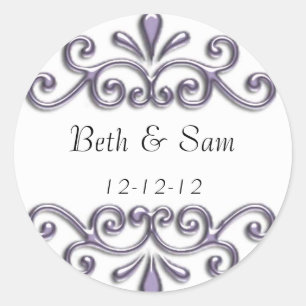 Elegant Personalised Envelope Seal Stickers