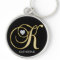 Elegant Personalised Gold Monogrammed Letter K