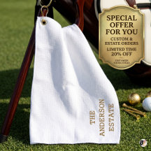Elegant Personalised Gold Typography Custom White