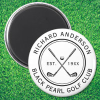 Elegant Personalised Golf Club Name