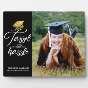 Elegant personalised Graduation Photo Plaque