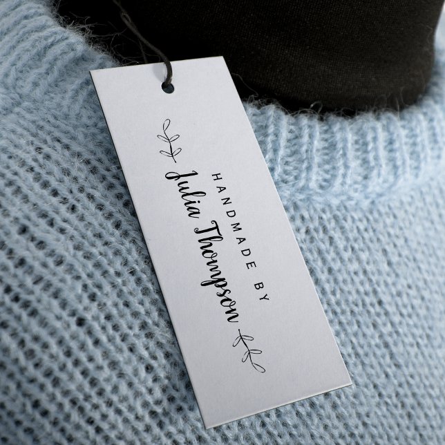 Elegant Personalised Handmade By Rubber Stamp (Creator Uploaded)