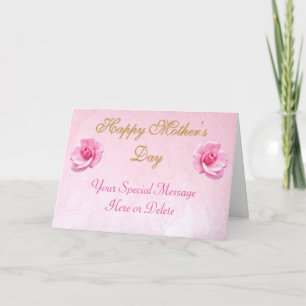 Elegant Personalised Happy Mother's Day Cards