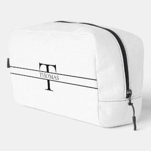 Elegant Personalised Monogrammed Custom Name Dopp Kit