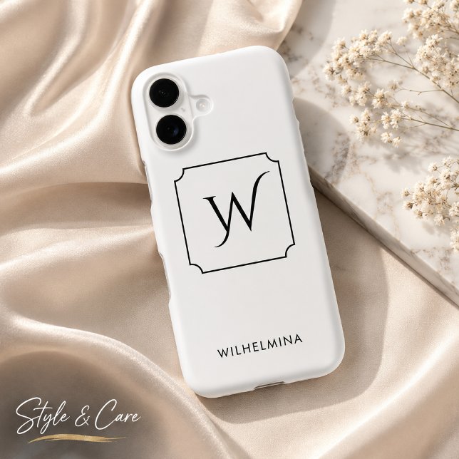 Elegant Personalised Name Monogram (Elegant Personalized Name Monogram iPhone 17 Case)