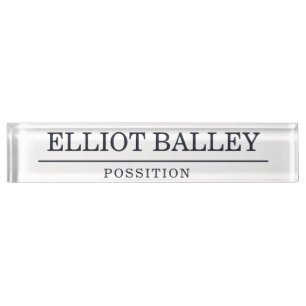 Elegant Personalised Name Nameplate