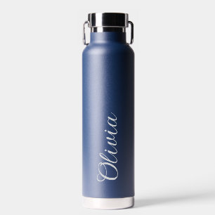 Elegant Personalised Name Script Water Bottle