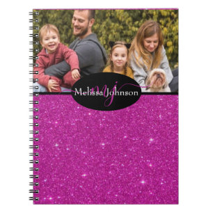 Elegant personalised photo notebook