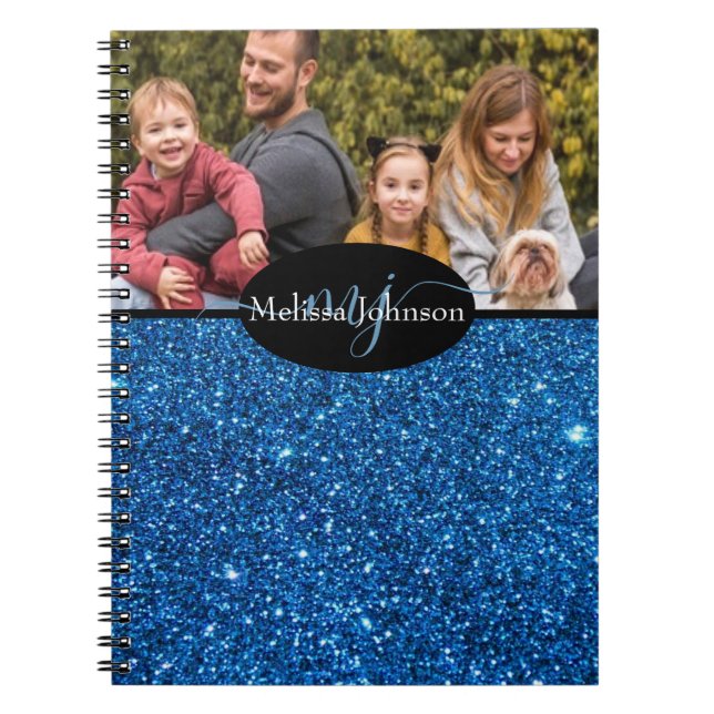 Elegant personalised photo notebook (Front)