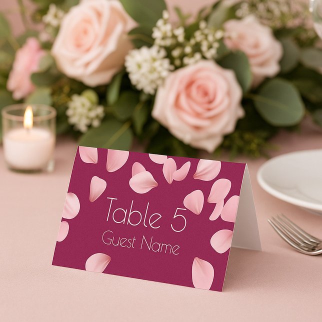 Elegant Personalised Seating Card (Creator Uploaded)