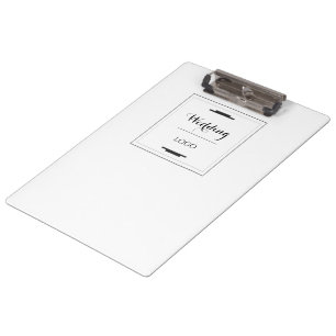 Elegant Personalised Wedding Custom Modern Gift Clipboard