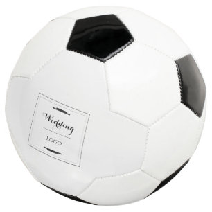 Elegant Personalised Wedding Custom Modern Gift Soccer Ball