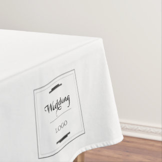 Elegant Personalised Wedding  Custom Modern Gift Tablecloth