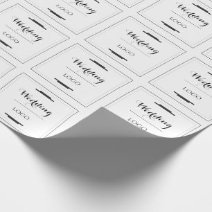 Elegant Personalised Wedding Custom Modern Gift Wrapping Paper