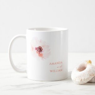 Elegant Personalized Coffee Mug – Watercolor