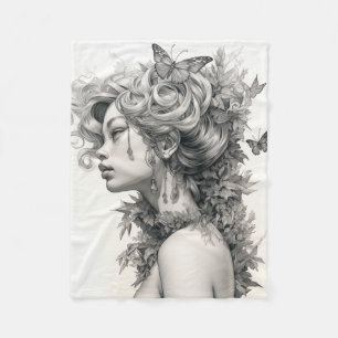 Elegant Personalized Custom Photo Add Your Own Fleece Blanket