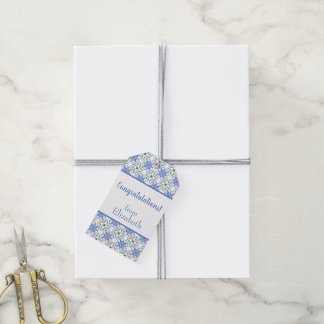 Elegant Personalized Gift Tag (With Twine)