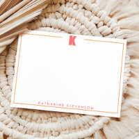 Elegant Personalized Monogram 3D Letter K Initial