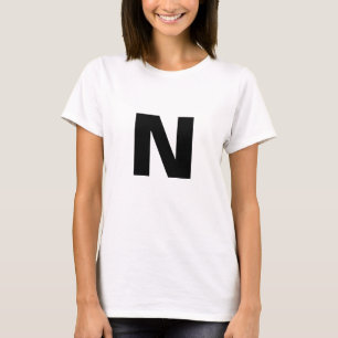 Elegant Personalized Monogram - Stylish Gift Tee