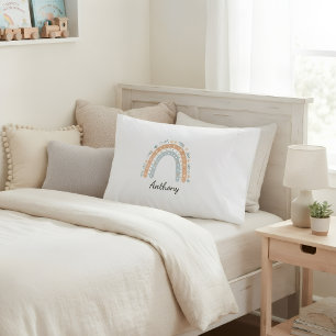 Elegant Personalized Rainbow Pillowcase