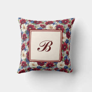 Elegant Personalized Stylish Romantic Floral Chic Cushion