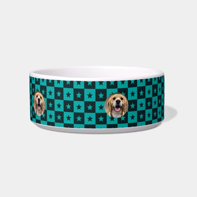 Elegant Pet Accessory Customised Monogrammed Cat Bowl (Right)