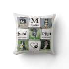 Elegant Pet Memorial Personalise Dog Photo Collage