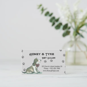 Elegant Pet Salon Appointment  Card