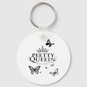 Elegant Petty Queen Design Sticker  Key Ring