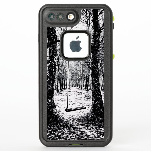 Elegant phone case with natural landscapes (Back)