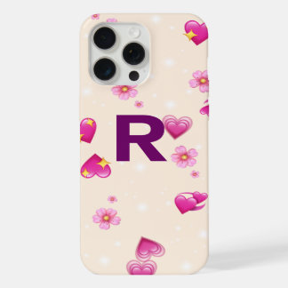 Elegant Phone Cover with Bold 'R' Design