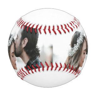 Elegant Photo Anniversary Name Date Personalised Baseball