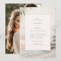 Elegant Photo Beach Resort Wedding