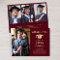 Elegant Photo Burgundy Gold College Graduation