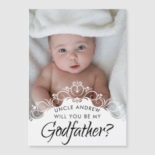 Elegant Photo Godfather Proposal