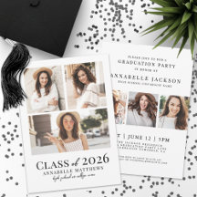 Elegant Photo Graduation Party