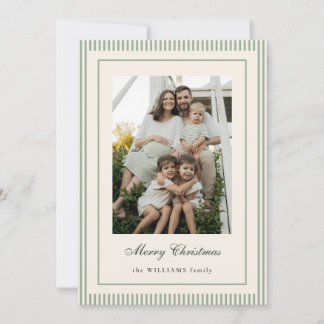 Elegant Photo Holiday Card