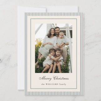 Elegant Photo Holiday Card