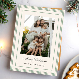 Elegant Photo Holiday Card