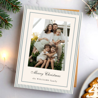 Elegant Photo Holiday Card