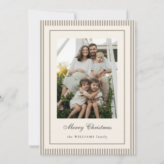 Elegant Photo Holiday Card