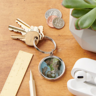 Elegant Photo Keychain for Wedding Memories