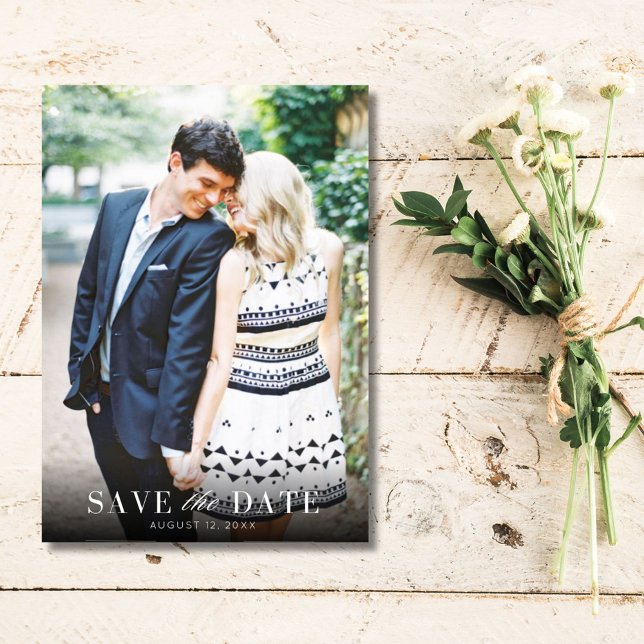 Elegant Photo Modern Save the Date (Elegant Photo Modern Save the Date)