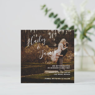 Elegant Photo Modern Wedding Save The Date